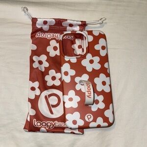 Loopy Phone Case with Floral Design - IPHONE 15 Pro Max